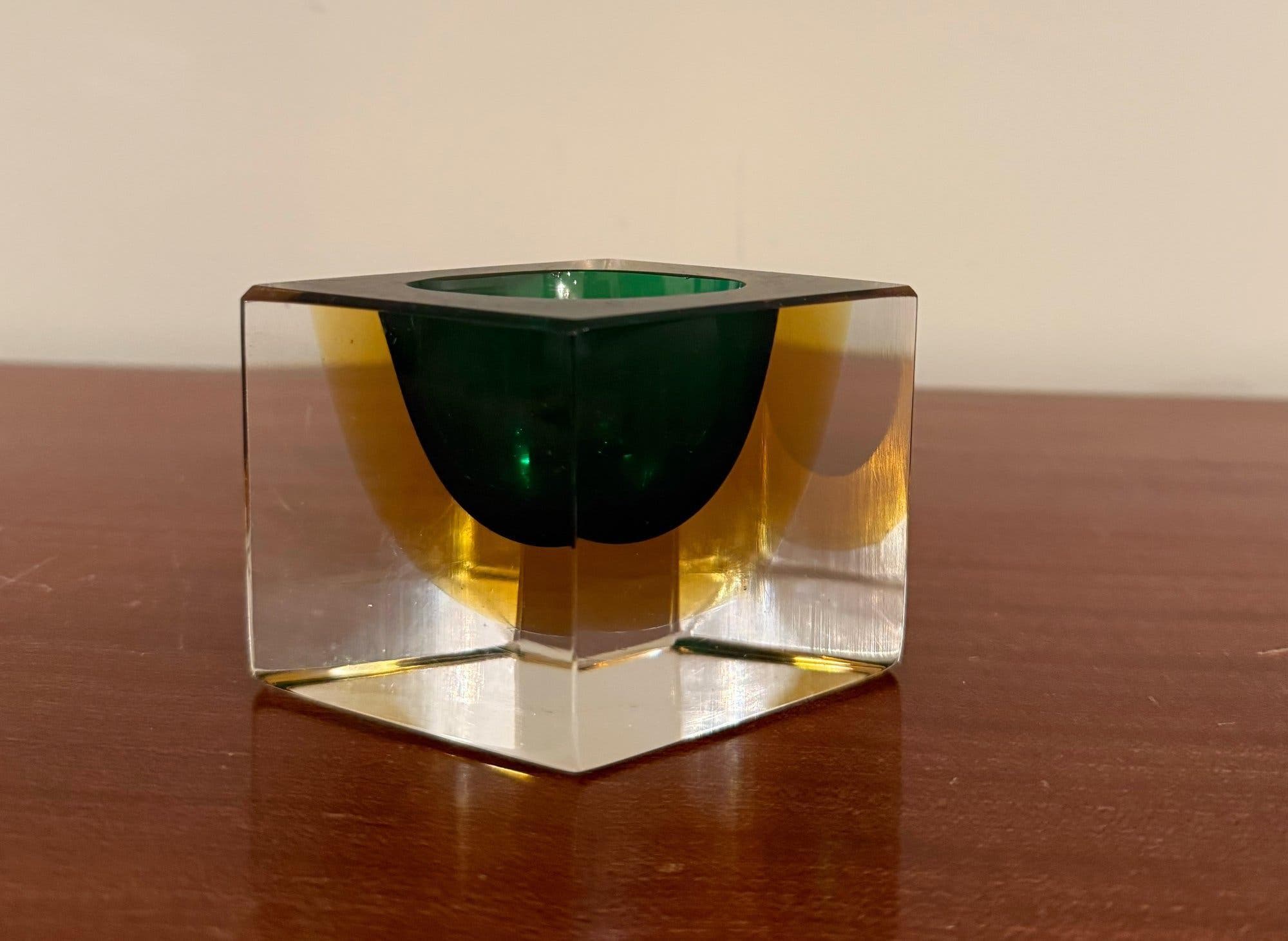 Flavio Poli Murano Glass Ashtray - Etsy