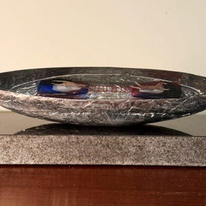 KOSTA BODA Bertil Vallien Glass Sculpture Boat Limited Edition Sweden