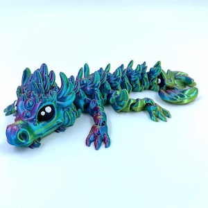 Chinese Dragon Flexi Articulated Figure - Kids Sensory Toy - Children Fidget Toy - 3D Printed