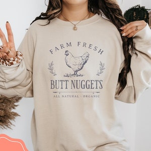 Women's Farm Life Shirt - Boho Chicken Graphic T-Shirt, Country Letter Print Short Sleeve Top - View #4
