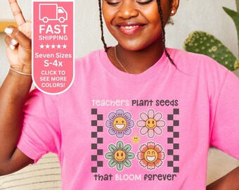Elementary School Retro Teacher Shirt, Teacher Appreciation Gift, Gift for Teacher, Teaching Shirt, Comfort Colors® Teacher Tee, Retro Vibes