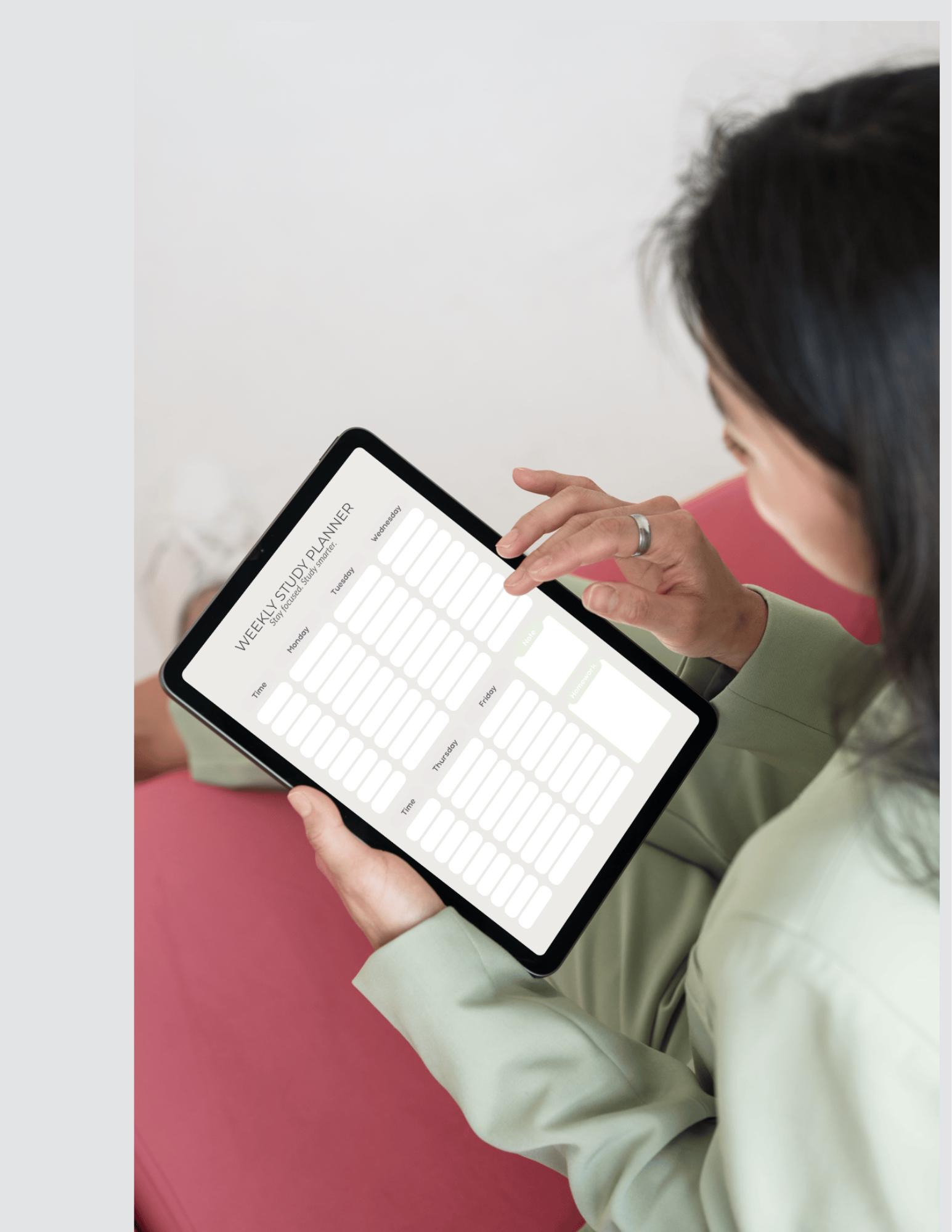 Minimal Weekly Study Planner Printable | College, Med School Planner ...
