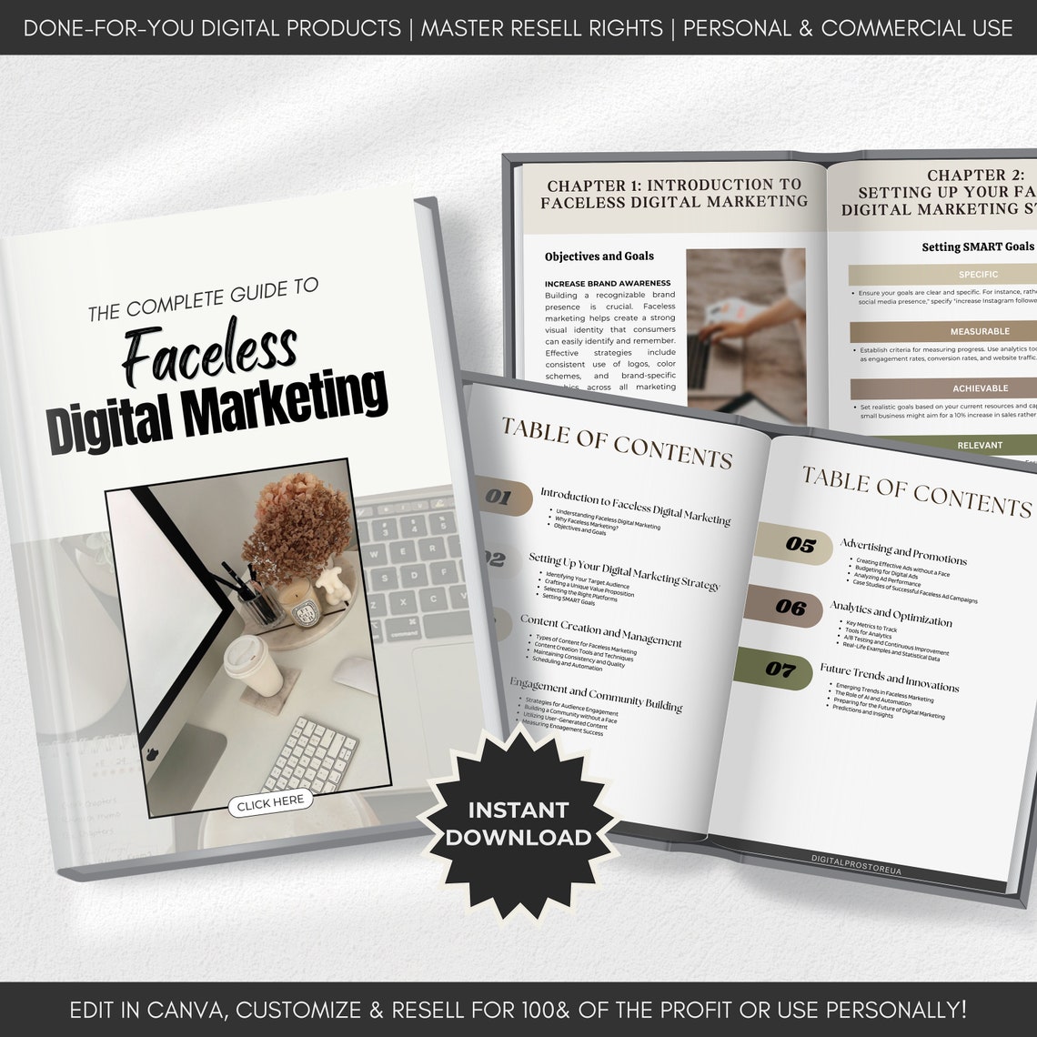 Complete Guide to Faceless Digital Marketing PLR MRR DFY Digital ...