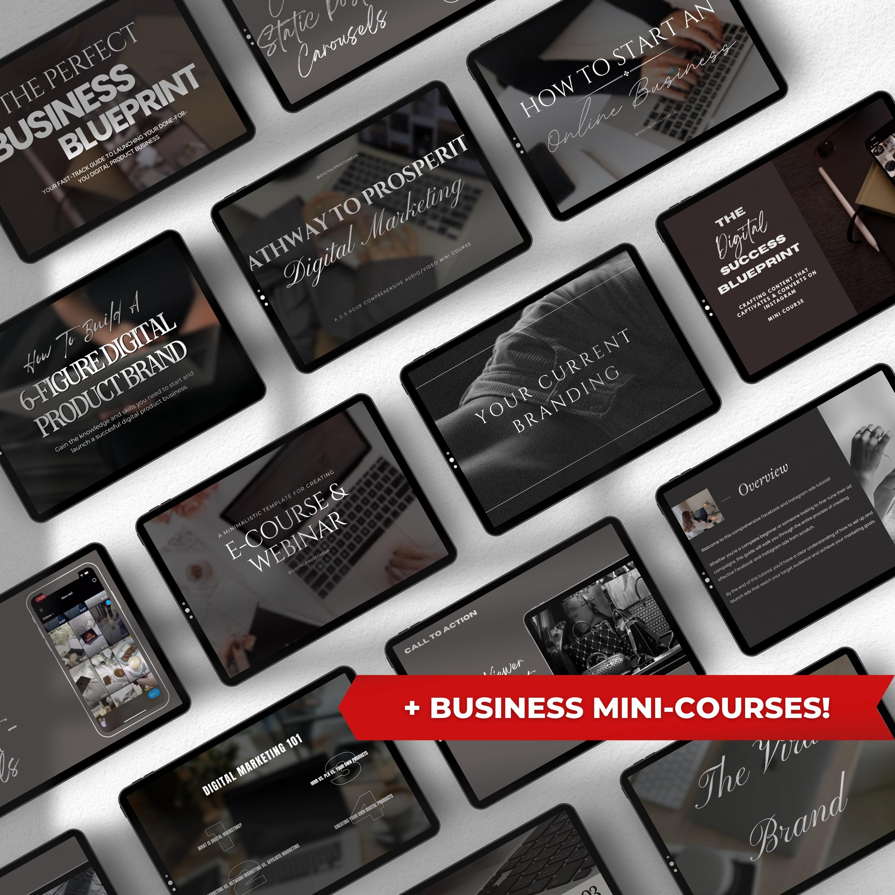 Business Launch Kit | Digital Marketing Resell Bundle MRR PLR, Launch ...
