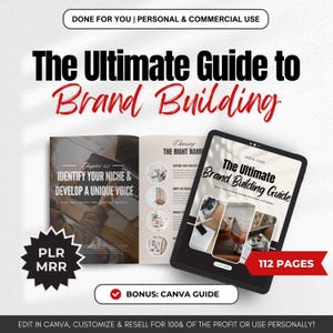 Building Personal Brand Guide | Done For You Ultimate Guide, Branding dfy Digital Product, Personal Brand eBook, Brand Strategy Coaching