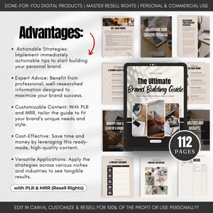 Building Personal Brand Guide | Done For You Ultimate Guide, Branding dfy Digital Product, Personal Brand eBook, Brand Strategy Coaching image 3