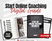 Start Online Coaching Business eBook MRR PLR Resell Rights DFY Digital Coach Guide Passive Income with Coaching, Business Coach Template