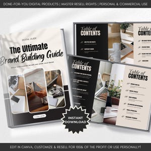 Building Personal Brand Guide | Done For You Ultimate Guide, Branding dfy Digital Product, Personal Brand eBook, Brand Strategy Coaching image 2