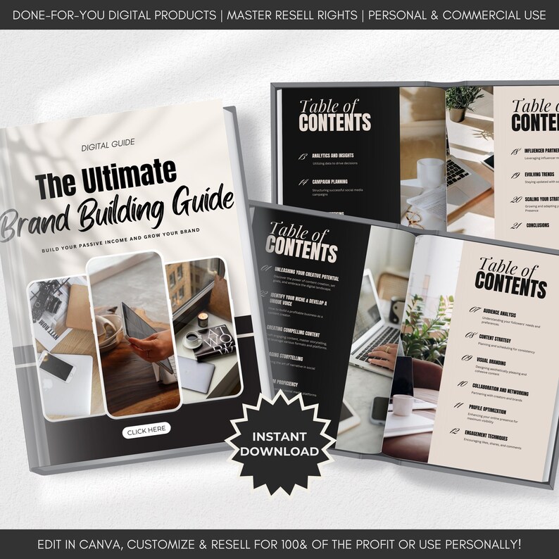 Building Personal Brand Guide | Done For You Ultimate Guide, Branding dfy Digital Product, Personal Brand eBook, Brand Strategy Coaching image 2