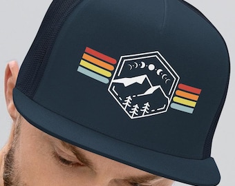 Gorra de camionero Howl at the Moon: gorra de aventura salvaje y libre