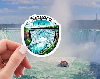 Niagara Falls Vinyl Sticker: Weatherproof National Monument Decal