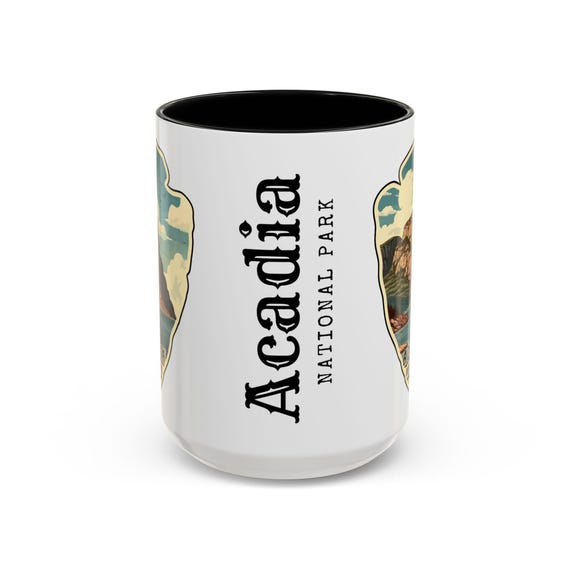 Acadia National Park Coffee Mug: Scenic US National Parks Design