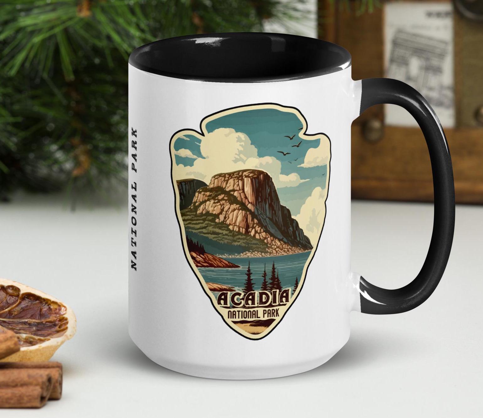 Acadia National Park Coffee Mug: Scenic US National Parks Design