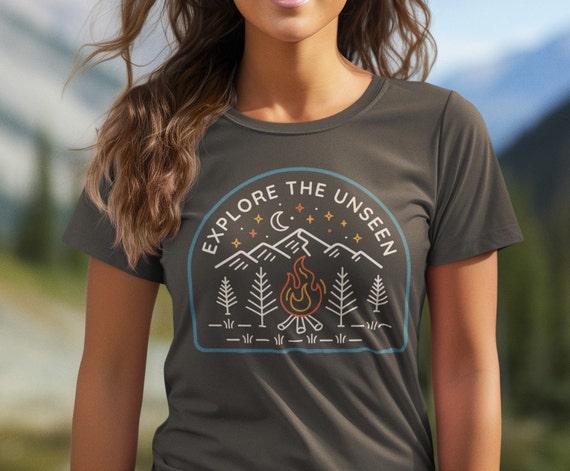 Mountains Hiking Adventure Wonder Outdoor Camping Graphic T-Shirt Mountains Hiking Adventure Wonder Outdoor Camping Graphic T-Shirt