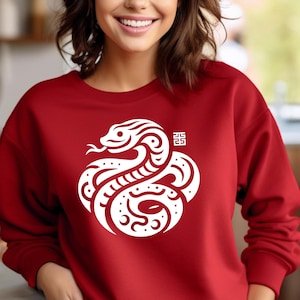 Chinese New Year 2025 Sweatshirt, Chinese New Year Snake Shirt,Happy Chinese New Year Sweatshirt, Lunar New Year Snake Sweater,New Year Gift