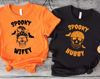 Halloween Couple Shirt, Spooky Couple Gift, Couples Halloween Costumes, Halloween Gift, Matching Halloween Shirts, Family Halloween Shirt