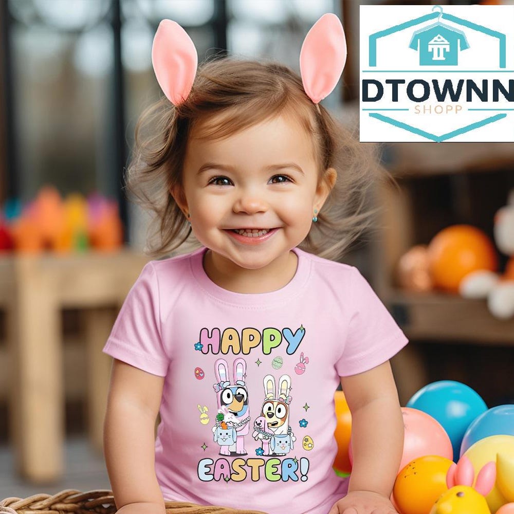 Bluey Easter Shirt,Bluey Easter Kids Shirt,Toddler Bunny Tshirt,Bluey Gift,Bluey Easter Familly Tee,Eggs Hunt Shirt,Easter Disney Trip Shirt Alwaysky Team