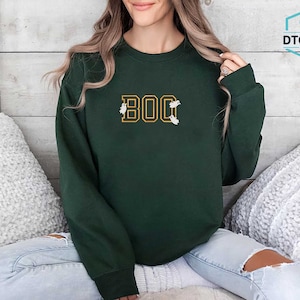 Boo Embroidered Halloween Sweatshirt,Embroidered Boo Ghosts Shirt, Cute Boo Shirt,Spooky Season Shirt, Halloween Gift,Trick or Treat Sweater