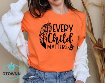 Orange Shirt Day, Every Child Matters T-Shirt, Awareness Indigenous Shirt, Orange Day Gift, Indigenous Education, Canada Day Shirt,ECM Shirt