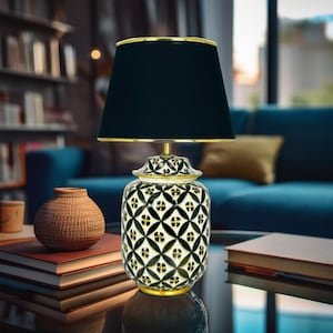 Handmade Ceramic lamp | Unique Design for Home Decor