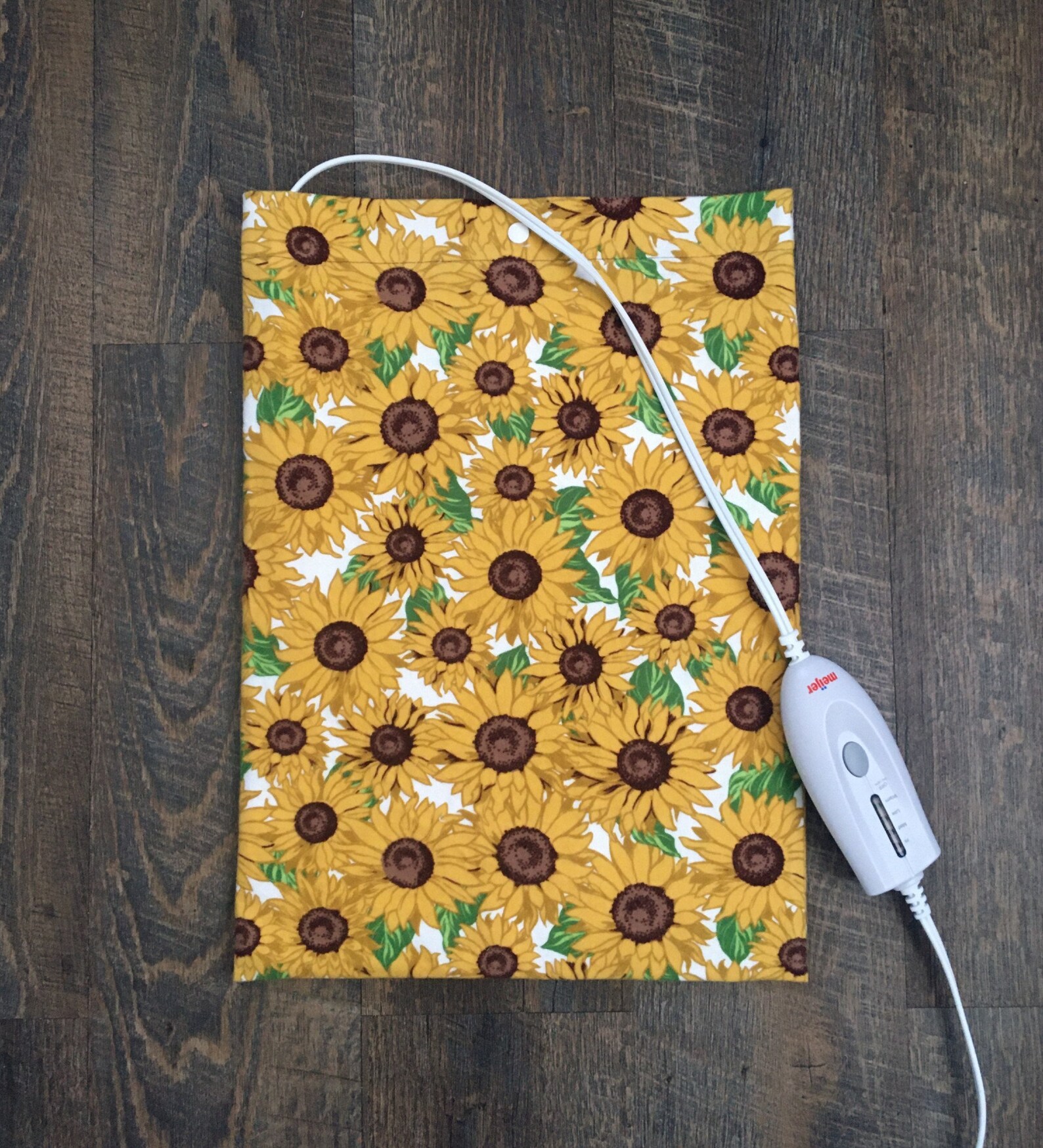 Packed Sunflowers. 1 Layer Flannel Heating Pad Cover. Fits 12 Etsy
