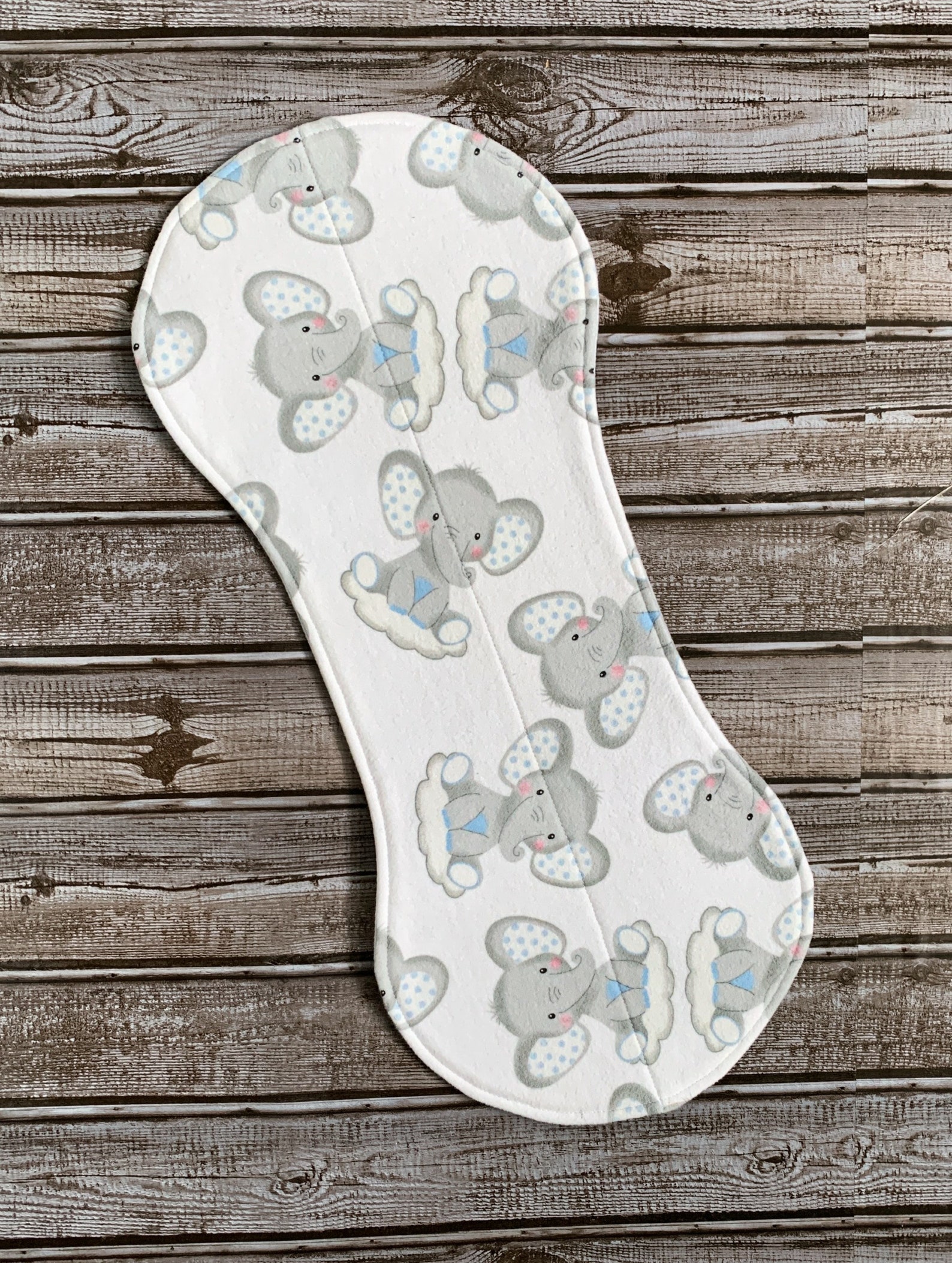 Sleepy Elephants Burp Cloths Set of 2 Flannel Burp Cloths Etsy