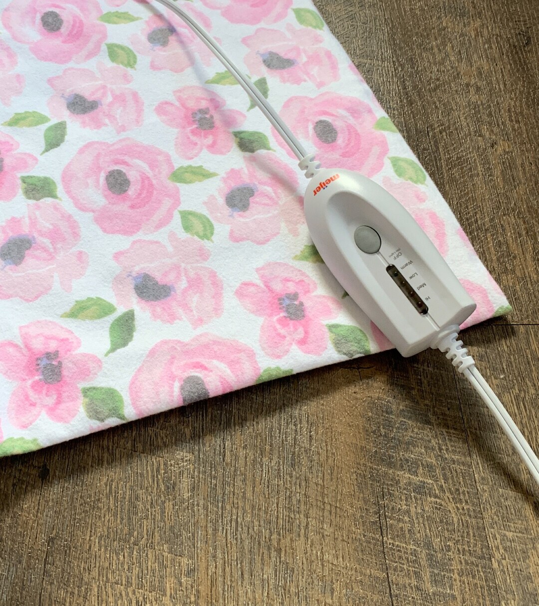 Hazel Watercolor, Heating Pad Cover, Replacement Cover, Flannel Cover