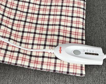 Americana Primo Plaid, Plaid Heating Pad Cover, Replacement Cover, Flannel Cover, Fits 12x15 in Electric Heating Pad, Cotton Cover