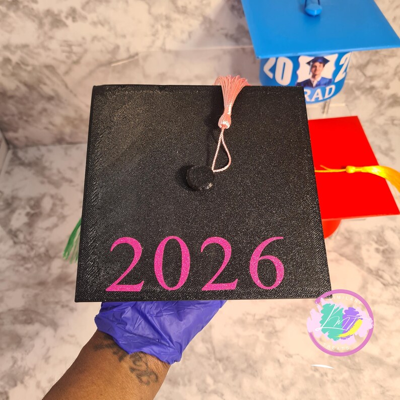 Custom Graduation Cap Treat Box, Personalized Party Favor, Class of ...