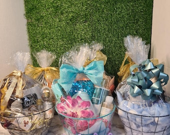 Small Gift Basket, Coffee, Candle, Spa, Teacher, Coworker