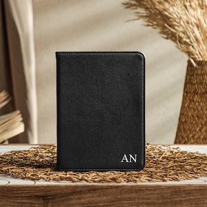 素朴なブラックライチベジタリアンレザーKindleケース、2024 Kindle Paperwhite 12th、Kindle 11th 10th 7thケース用カバーをカスタマイズ
