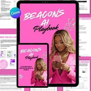 Beacons AI Playbook | Monetize Digital Products & Build Passive Income | DFY Guide + 2 Months Free Beacons Pro | PLR Included