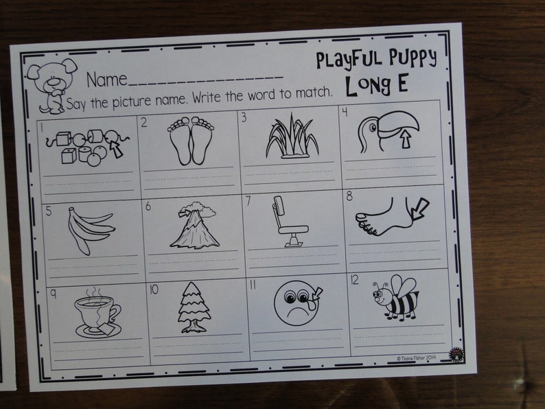 Details about   Vowel Hoppin’ review long vowels literacy Centers File Folder Games Kindergarten 