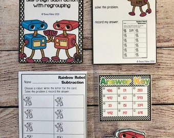 Robot Math Game - Etsy