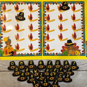 Teacher Made Alphabet Letter Matching File Folder Games Literacy Center ...