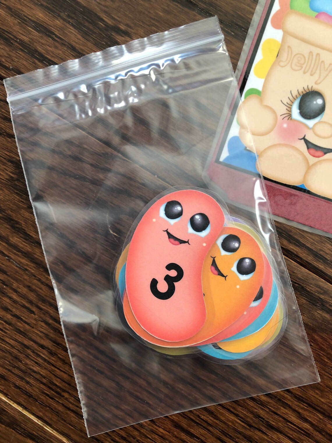 Jellybean Cutie's Counting File Folder Game Numbers 1~20 Kindergarten ...