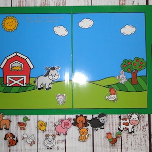On the Farm! Errorless File Folder Game: Pre-K Visual Discrimination