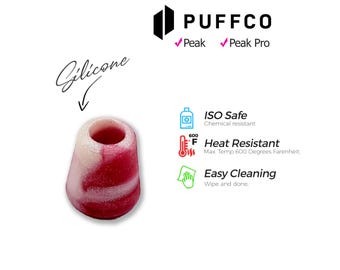 PuffCo Peak Silicone Mouthpiece - Dual Color