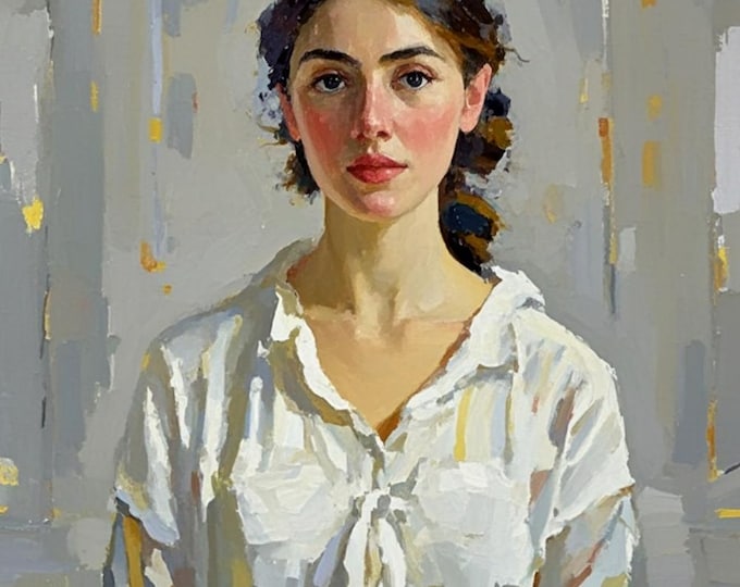Custom Portrait Oil Painting on Canvas: Hand-painted From Photo - Etsy ...