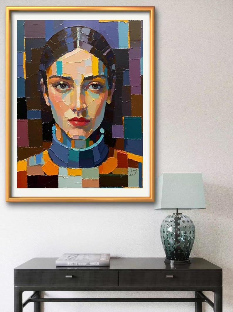 Custom Oil Painting Portrait From Photo, Hand Painted With Oil on ...