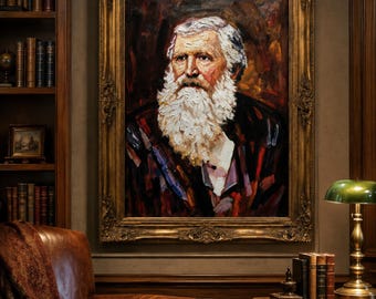Custom portrait painting, Hand painted oil painting on canvas
