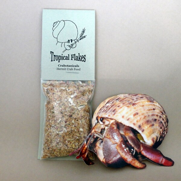 Hermit Crab Food Tropical Flakes All Natural