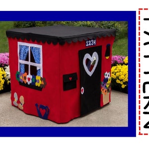 Card Table Playhouse Sewing Pattern, Deluxe Edition, Instant Download at Purchase, Sew the Playhouse seen on the Today Show, eBook over 45 p image 1