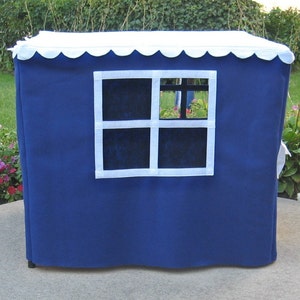 Card Table Playhouse, Royal Blue Basic Bungalow, Custom Order image 3