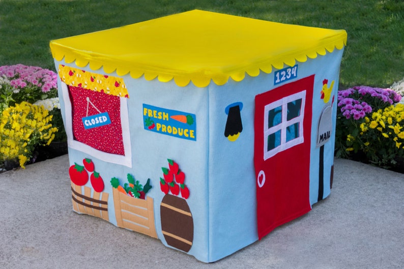 Card Table Playhouse, Farm Stand , Personalized, Custom Order image 1