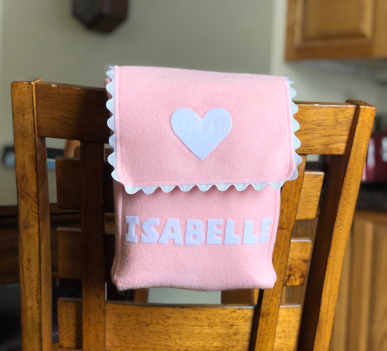 Personalized Valentine Mailbox, Chair Back Mailbox, 15 Colors Available, Custom Order image 6