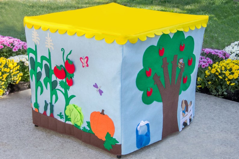 Card Table Playhouse, Farm Stand , Personalized, Custom Order image 2