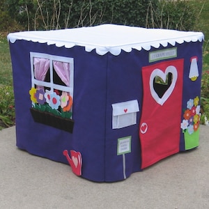 Tablecloth Playhouse, Card Table Playhouse, Personalized, Custom Order