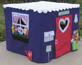 Tablecloth Playhouse, Card Table Playhouse, Personalized, Custom Order