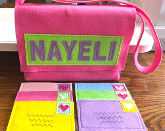 Personalized Play Mail Bag and Mail, Kids Mail Set